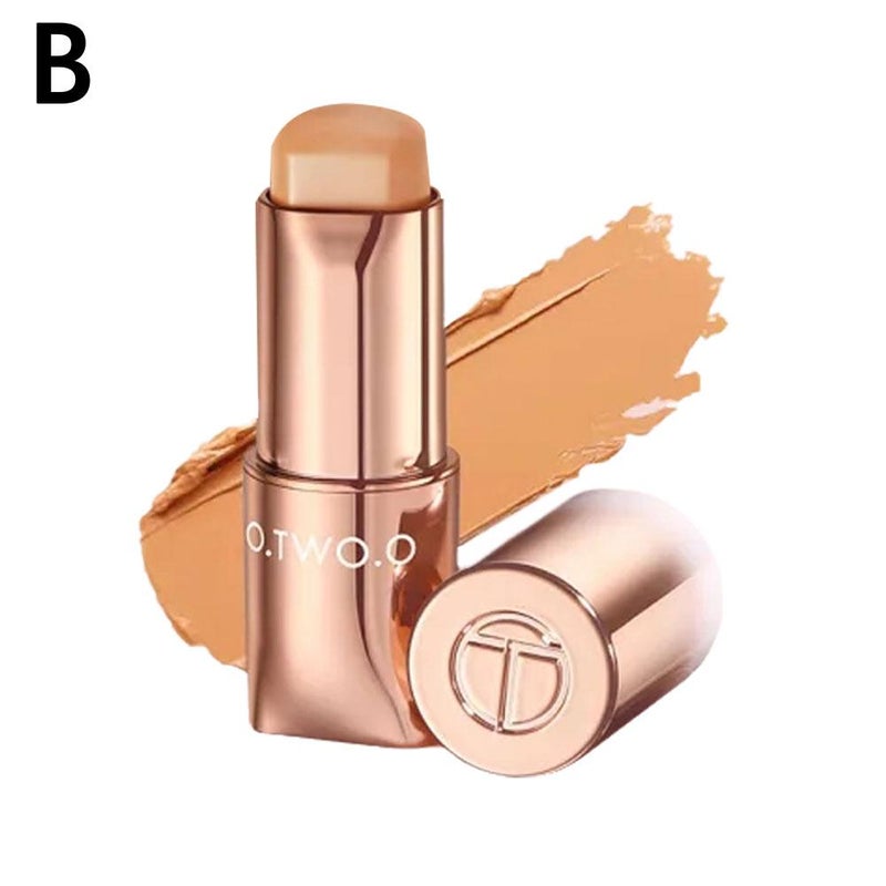 O.TWO.O Highlighter & Contouring Stick, 4-Color Waterproof Formula for Brightening, Softening, Smoothing, Natural Finish, and Easy Facial Contouring.